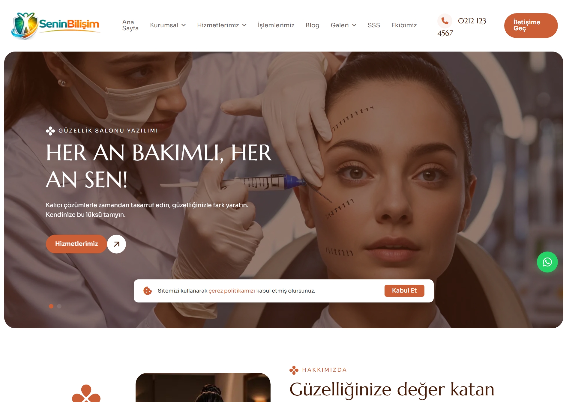 Güzellik Salonu Hazır Scripti