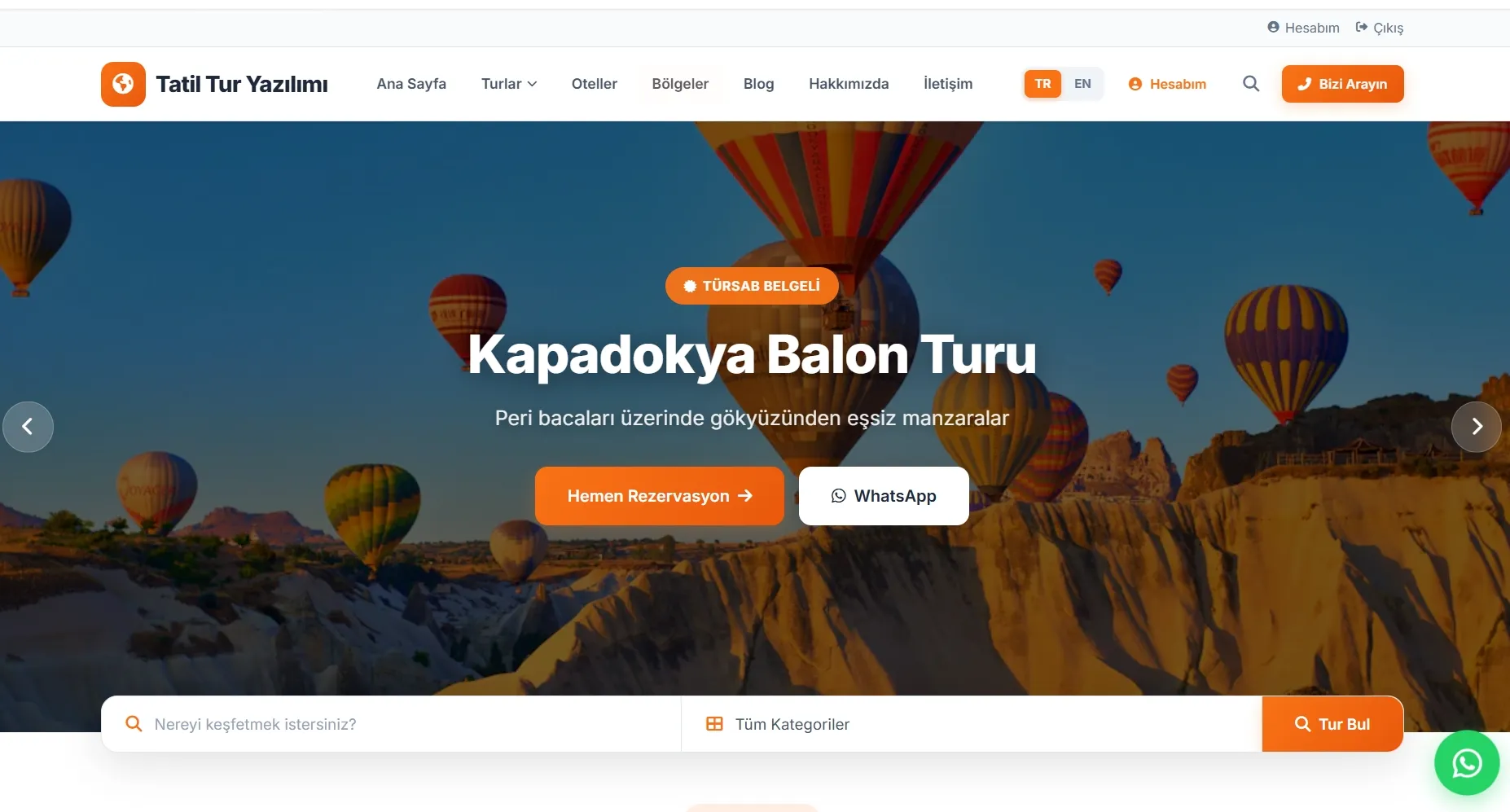 Tatil Turizm Gezi Hazır Yazılım Scripti